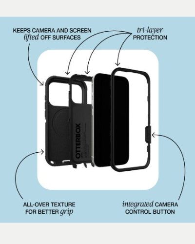 iPhone 17 Pro OtterBox Defender Pro Series MagSafe Case