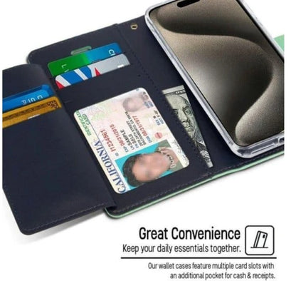 iPhone 15 Pro Max Goospery Rich Diary Wallet Cases