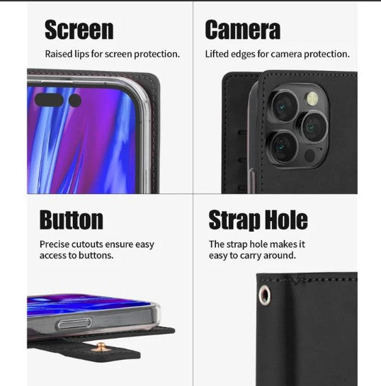 iPhone 17 Goospery Mansoor Wallet Cases
