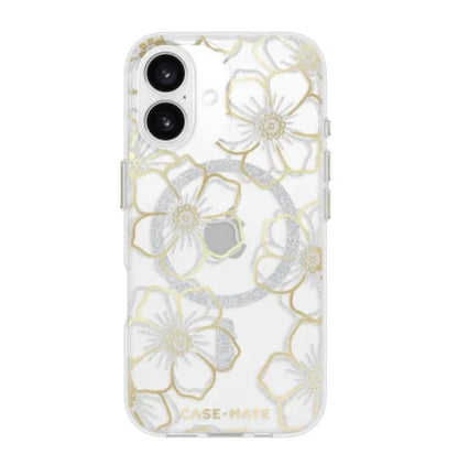 iPhone 16 Case-Mate Floral Gems MagSafe Case