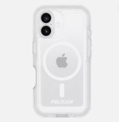 iPhone 16 Pelican Voyager MagSafe Case with Holster Clear