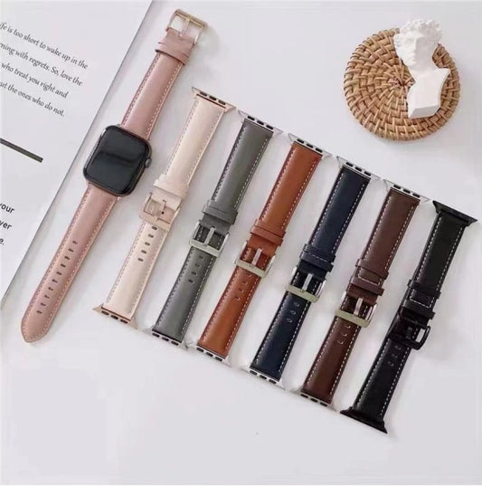 Apple Watch Genuine Leather Watch Band (38/40/41/S10 42MM)