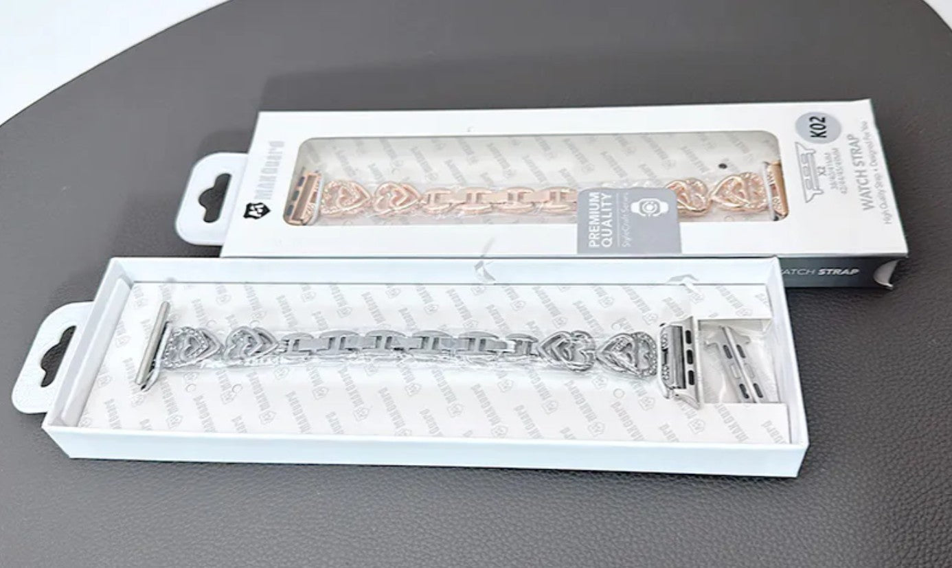 Apple Watch Maxguard Stainless Steel Pattern Band