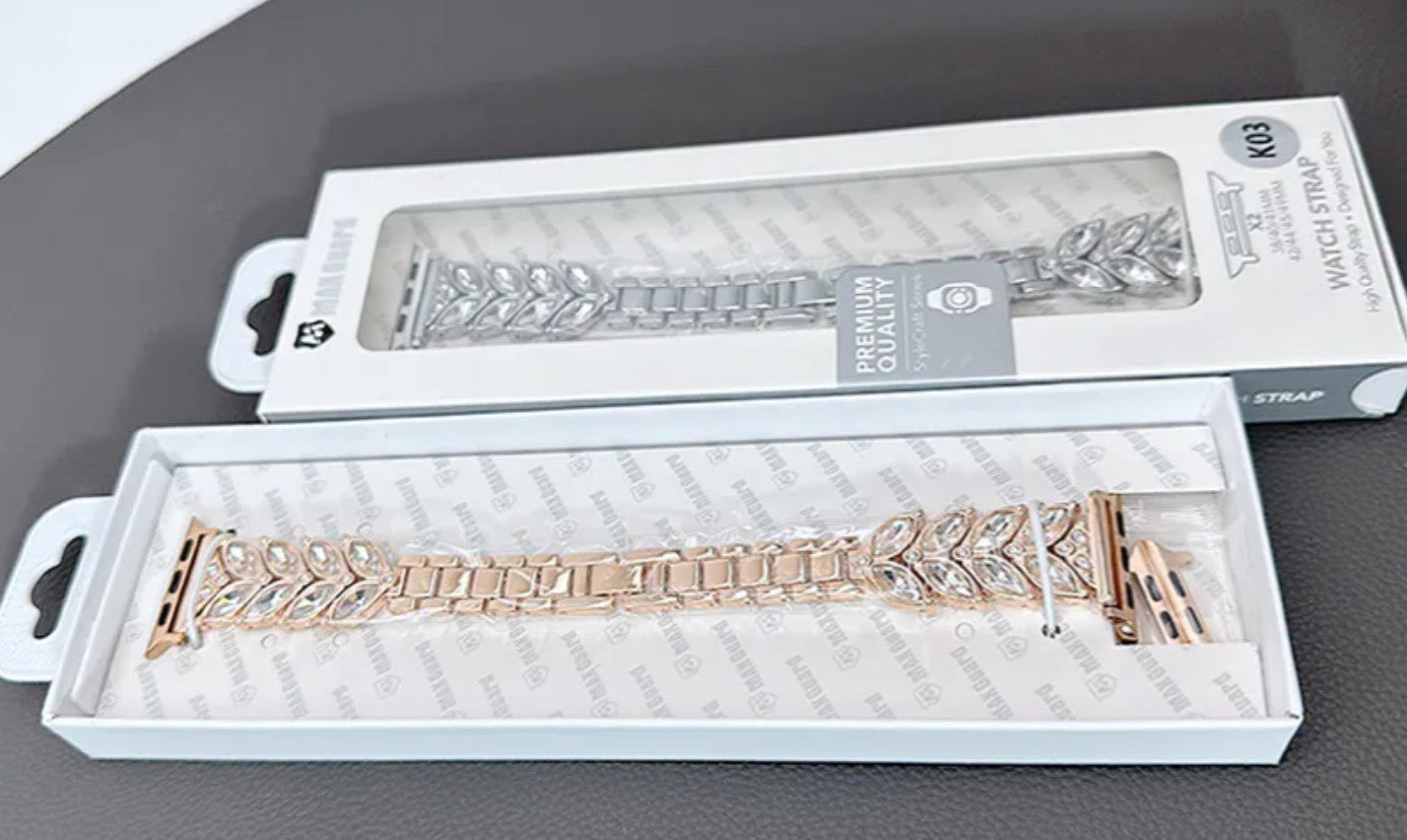 Apple Watch Maxguard Stainless Steel Pattern Band