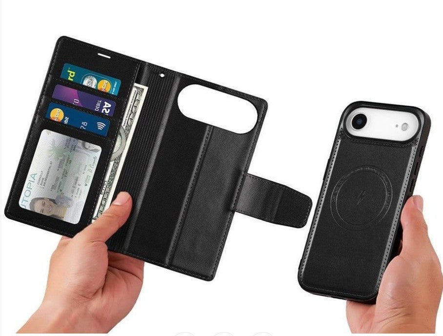 iPhone 17 Air Hanman 2 in 1 Detachable Magnetic Wallet Cases