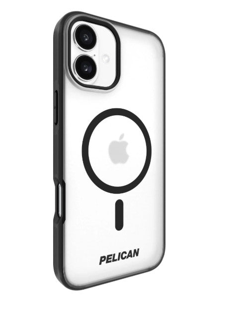 iPhone 16 Plus Pelican Ranger MagSafe Case - Clear/Black Frosted