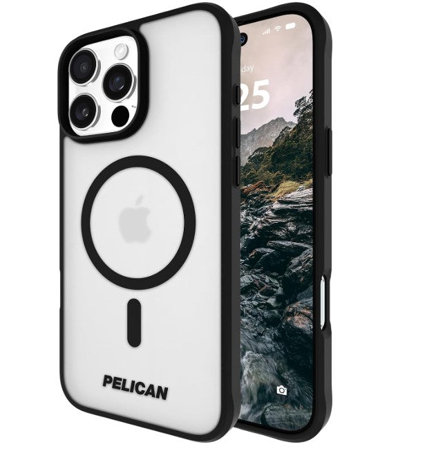 iPhone 16 Pro Pelican Ranger MagSafe Case Clear/Black Frosted