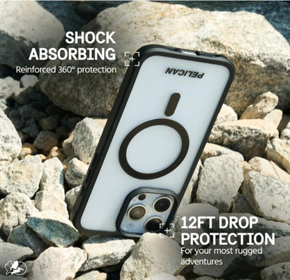 iPhone 16 Pro Pelican Ranger MagSafe Case Clear/Black Frosted