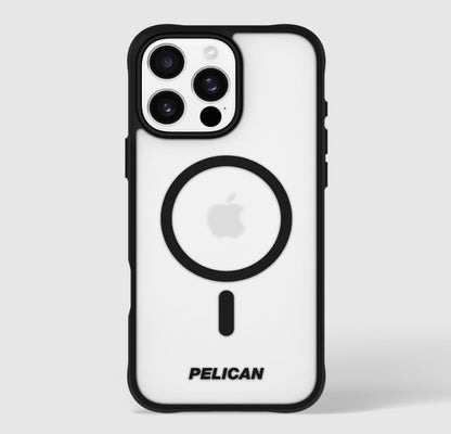 iPhone 16 Pro Pelican Ranger MagSafe Case Clear/Black Frosted