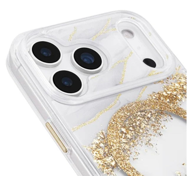 iPhone 17 Pro Max Case-Mate Karat Granite MagSafe Case - Gold