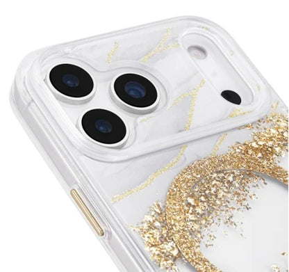 iPhone 17 Pro Max Case-Mate Karat Granite MagSafe Case - Gold