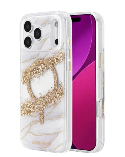 iPhone 17 Pro Case-Mate Karat Granite MagSafe Case - Gold
