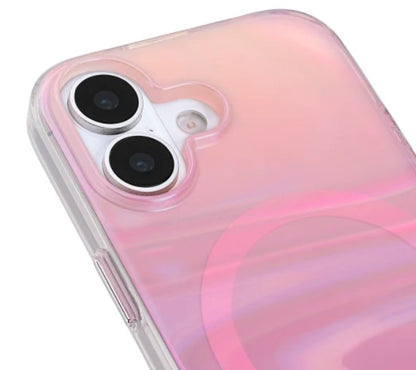 iPhone 17 Case-Mate Peach Bubble MagSafe Case - Iridescent