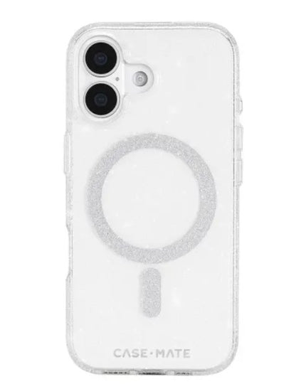 iPhone 17 Case-Mate Twinkle MagSafe Case - Silver