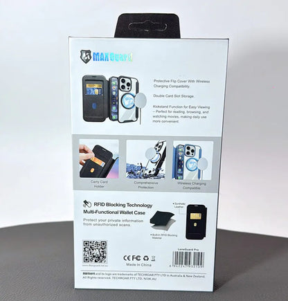 iPhone 15 6.1 Maxguard Mag Noble Flip MagFit