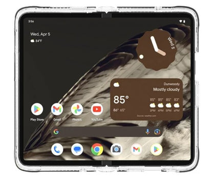 Google Pixel Fold Case-Mate Tough Clear Plus Case