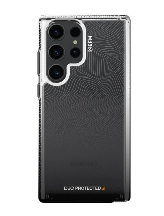 EFM Aspen Case Armour with D3O Crystalex For Samsung Galaxy S23 Ultra - Black Gradient