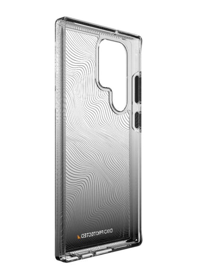 EFM Aspen Case Armour with D3O Crystalex For Samsung Galaxy S23 Ultra - Black Gradient