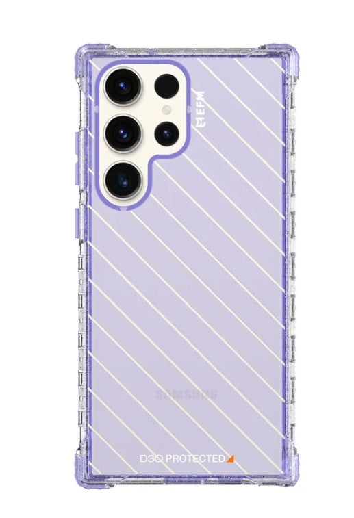 EFM Dakar Case Armour with D3O Crystalex For Samsung Galaxy S23 Ultra - Glitter Violet
