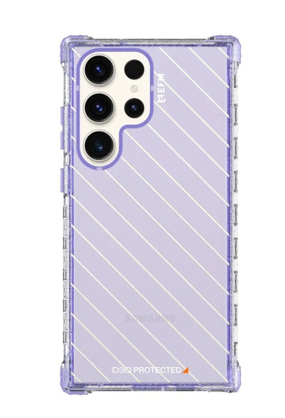 EFM Dakar Case Armour with D3O Crystalex For Samsung Galaxy S23 Ultra - Glitter Violet