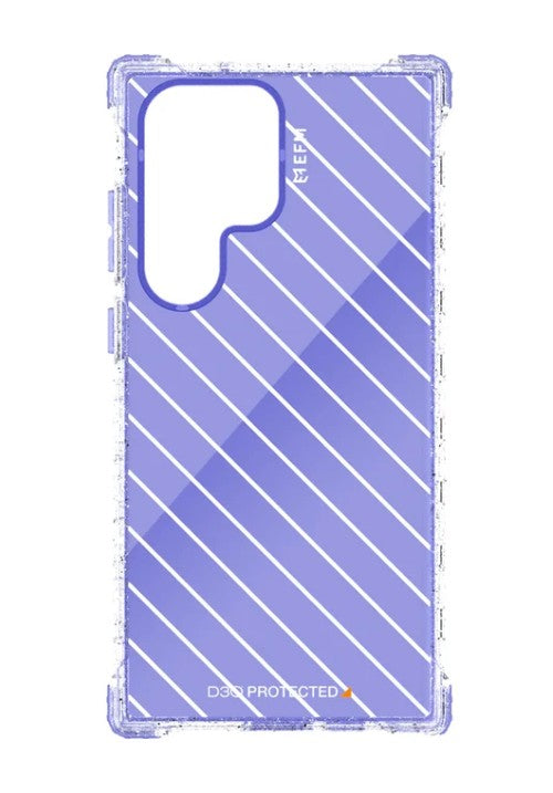EFM Dakar Case Armour with D3O Crystalex For Samsung Galaxy S23 Ultra - Glitter Violet