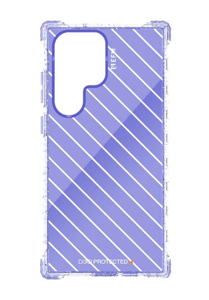 EFM Dakar Case Armour with D3O Crystalex For Samsung Galaxy S23 Ultra - Glitter Violet