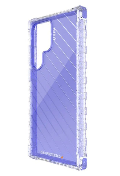 EFM Dakar Case Armour with D3O Crystalex For Samsung Galaxy S23 Ultra - Glitter Violet