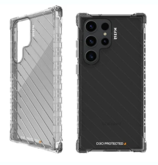EFM Dakar Case Armour with D3O Crystalex For Samsung Galaxy S23 Ultra - Smoke Black