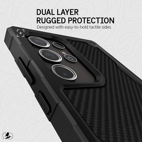 Samsung S24 Ultra Pelican Shield Case - Carbon