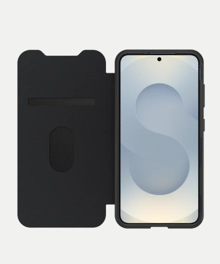 Samsung Galaxy S25 OtterBox React Folio Case (Black Crystal)