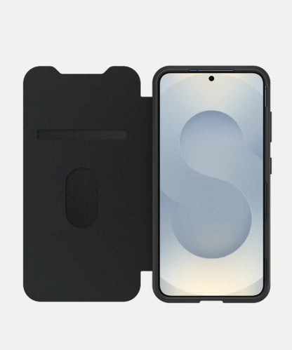 Samsung Galaxy S25 OtterBox React Folio Case (Black Crystal)