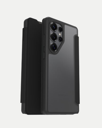 Samsung Galaxy S25 Ultra OtterBox React Folio Case (Black Crystal)