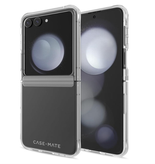 Samsung Z Flip 5 Case-Mate Tough Clear Plus Antimicrobial Case