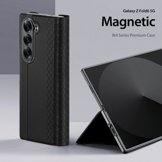 Samsung Z Fold 6 Bril Series PU Leather Case