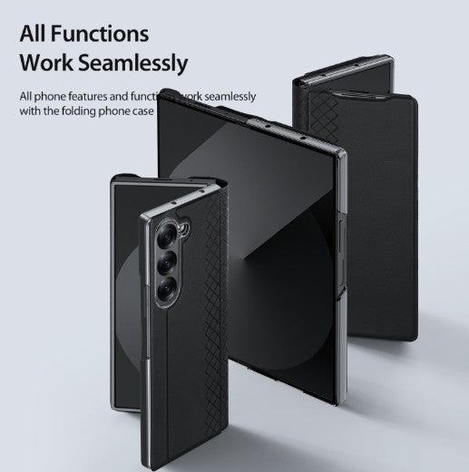 Samsung Z Fold 6 Bril Series PU Leather Case